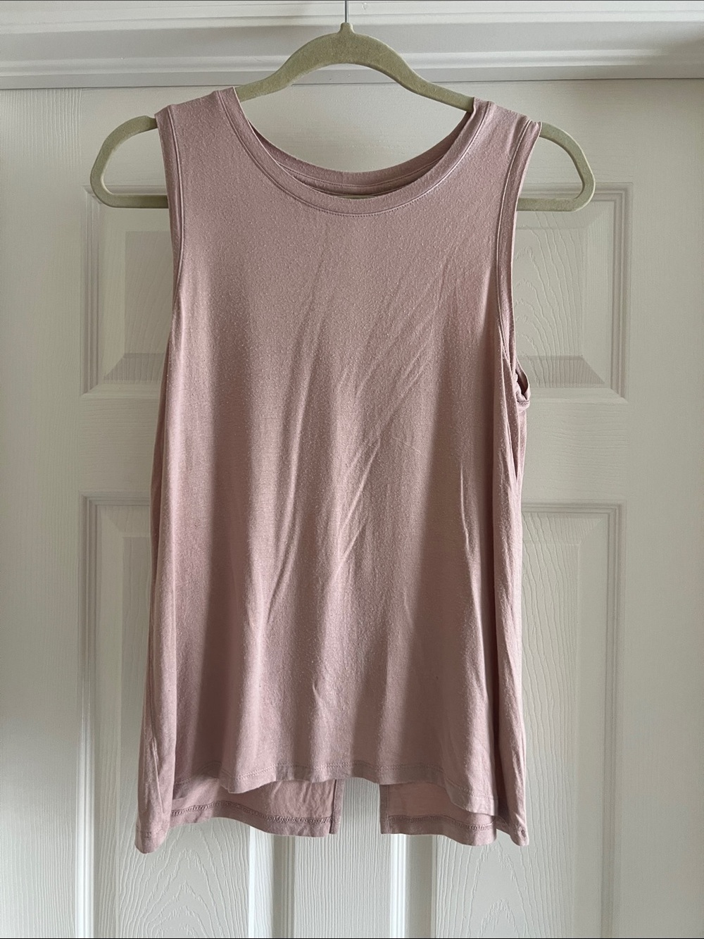 Halogen Dusty Rose Sleeveless Scoop Tank